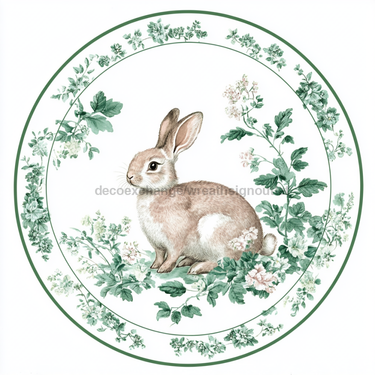 Easter Rabbit Sign, DCO-13313, Sign For Wreath, 10